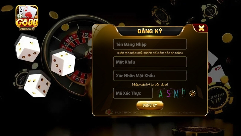 Đăng ký Go88 trọn vẹn 3 bước