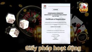 Giấy phép hoạt động Go88 đang sở hữu